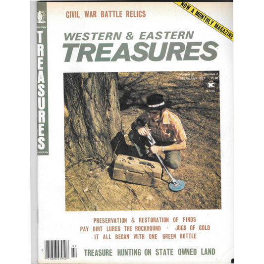Western & Eastern Treasures Magazine - Gold Metal Detecting Feb 1977 M3