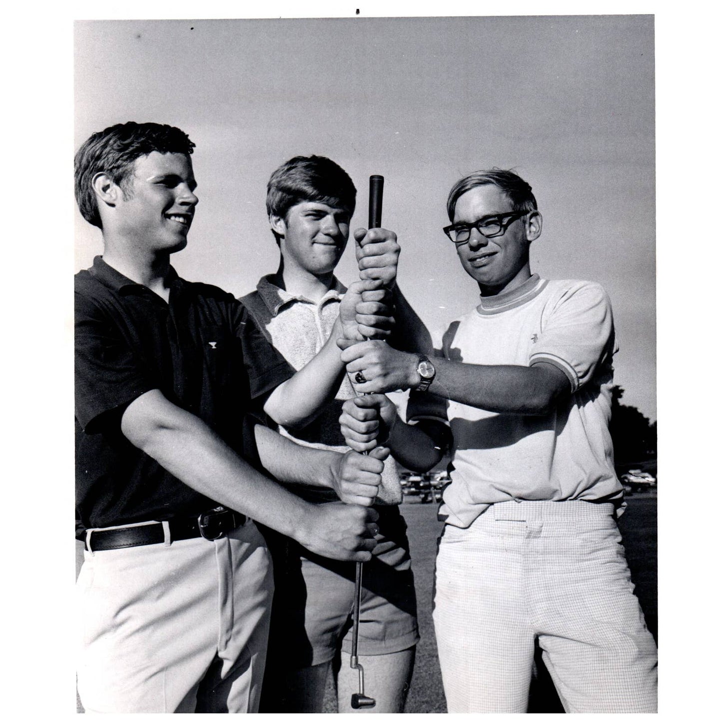 1970 Original Press Photo Golf MN High School Hasbrouck Harris Haslerud 8x10 AD2