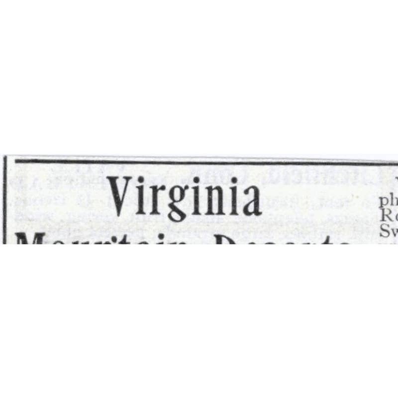 Virginia Mountain Resorts Chesapeake & Ohio RR H.W. Fuller - 1903 Ad TJ7