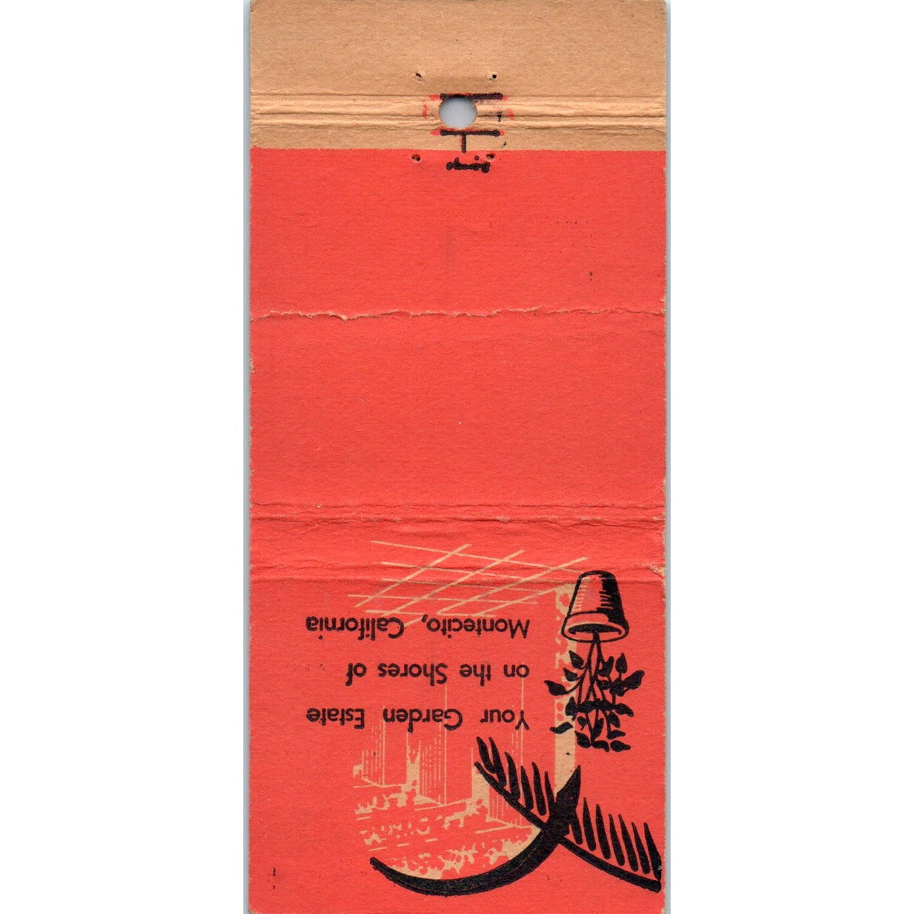Biltmore Santa Barbara California Advertising Matchbook Cover MM10-3