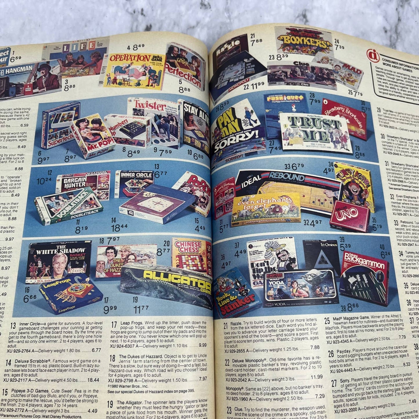 1981 JC Penny Christmas Wish Book Catalog - Great Vintage Toys & Gifts S1