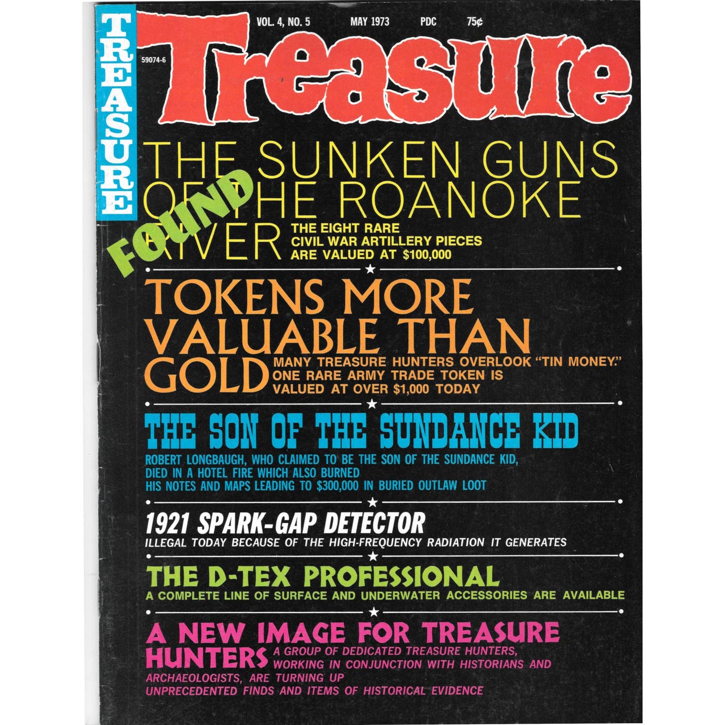 Treasure Magazine - Treasure Hunting Gold Mining Metal Detecting May 1973 M4