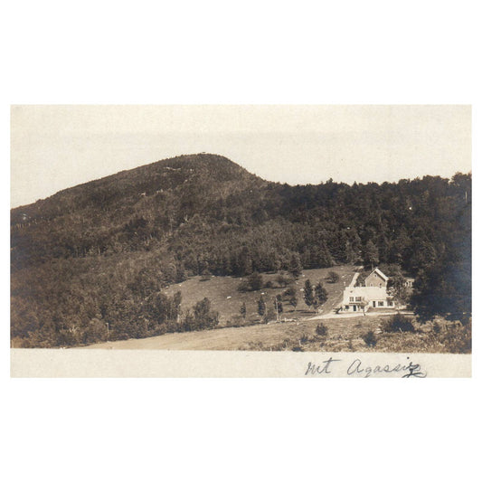 Agassiz Peak - Mountain in Arizona - Original Postcard RPPC TJ8-4