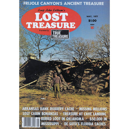 Long John Lathams Lost Treasure Magazine Lost Mines, Buried, Sunken June 1977 M1