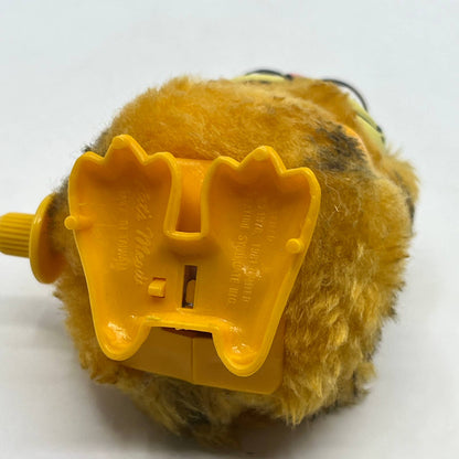 1981 Wind Up Toy Kate's Meow Fuzzy GARFIELD Taiwan 3" WORKS TH7