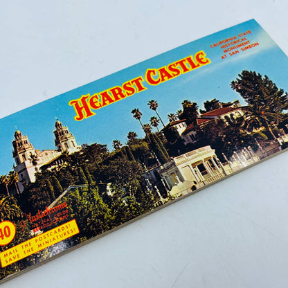 1950s Plastichrome Hearst Castle California San Simeon Postcard Book EA2