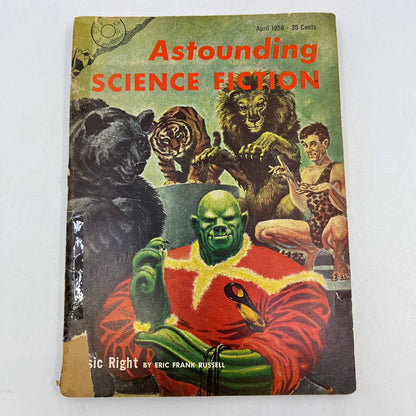 Astounding Science Fiction Magazine Vol 61 No2 April 1958 Eric Frank Russell TC1