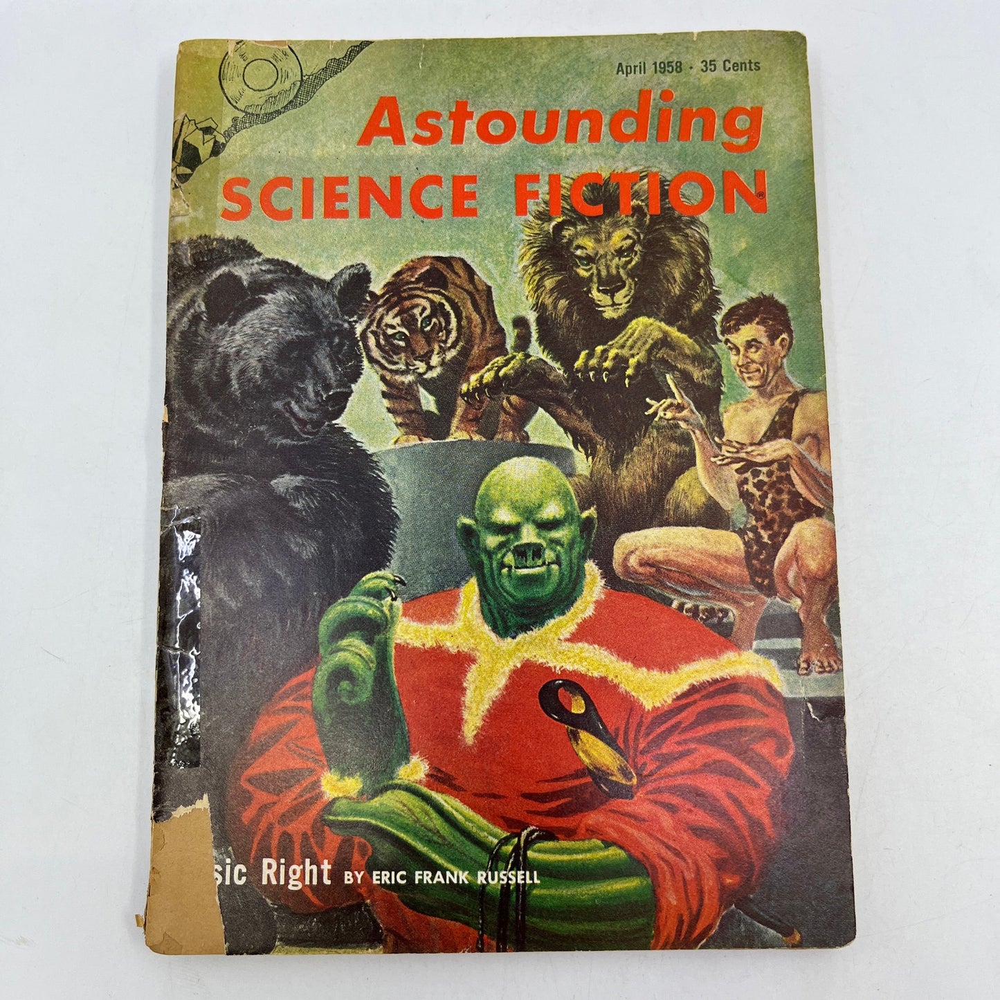 Astounding Science Fiction Magazine Vol 61 No2 April 1958 Eric Frank Russell TH9