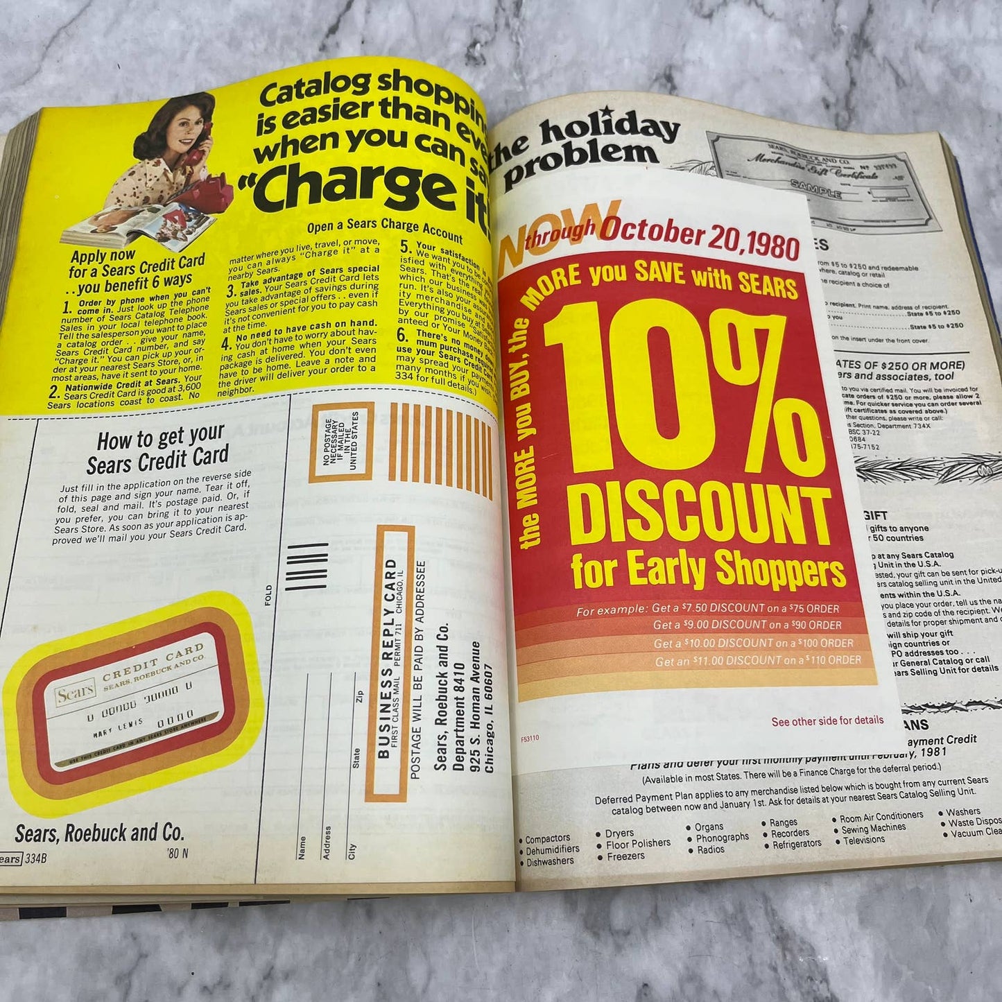 Vintage Sears Wish Book 1980 Christmas Toy Catalog Barbie, Star Wars, Lego S4