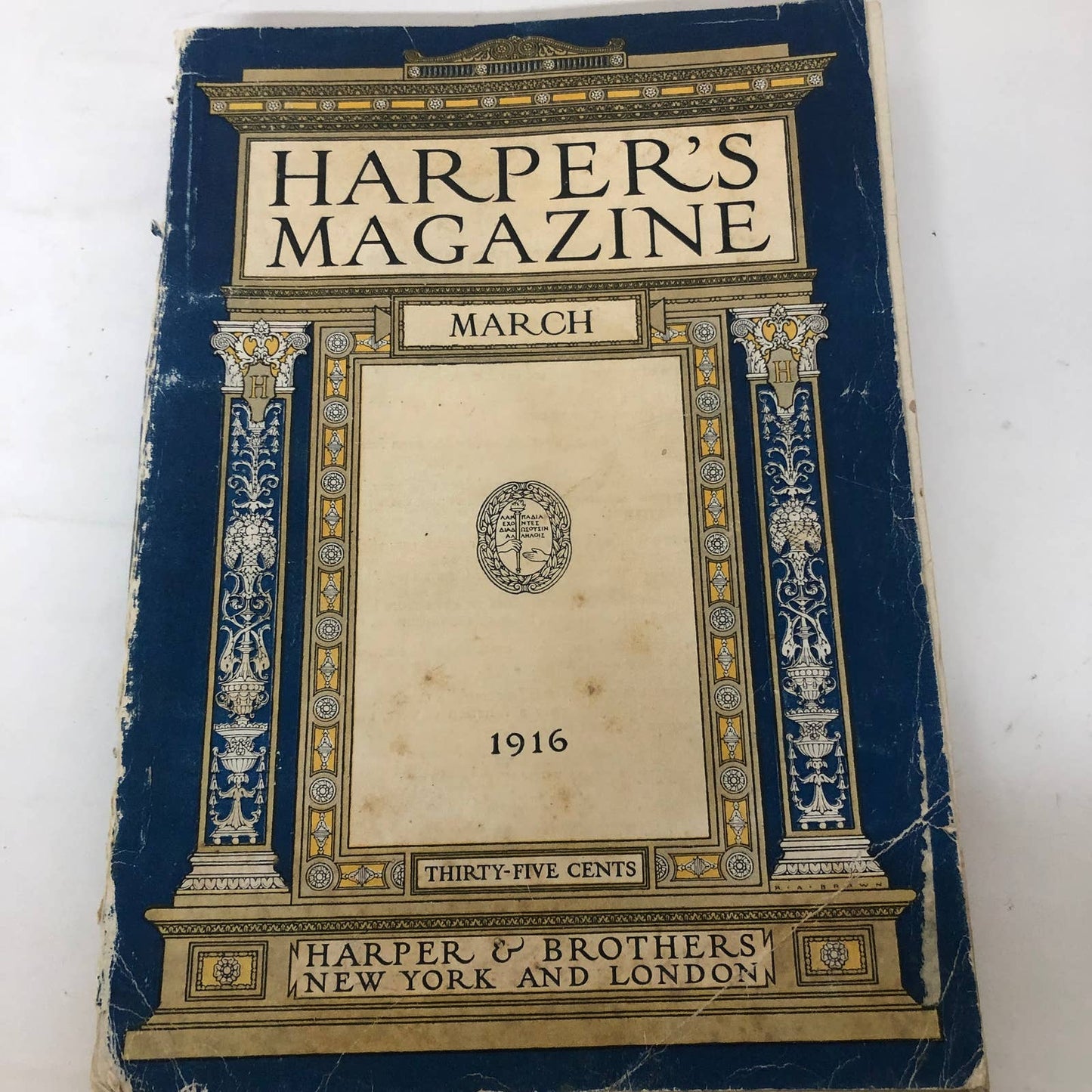 Harper's Magazine - March 1916 World War I Basil King Many Ads