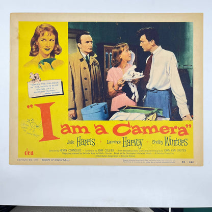 1955 I AM A CAMERA Movie Lobby Card Harris Harvey Winters 11x14” FL3-2