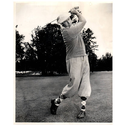 1956 Original Press Photo Golf Charley Congdon Washington State Open 8x10" AD2