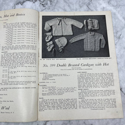 Children's Fashions in Wool by Hilde Vol. 88 Collectible Patterns 1959 TJ3