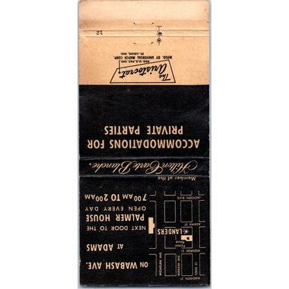 Lander's Restaurant Chicago IL Advertising Matchbook Cover SA1-M11