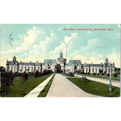 c1910 Postcard Ohio State Reformatory, Mansfield Ohio TD9