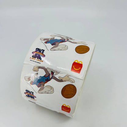 Huge Roll of 2021 Looney Tunes Space Jam McDonald’s Happy Meal Stickers TD3