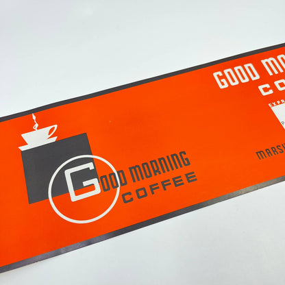 1940s Good Morning Coffee Label Marshall Field Chicago 18x6” FL3