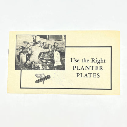 1920s DeKalb Farming Seeds Booklet - Use the Right Planter Plates AB7