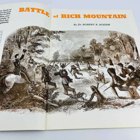 Vintage Civil War Times Illustrated February 1970 The Battle of Rich Mountain