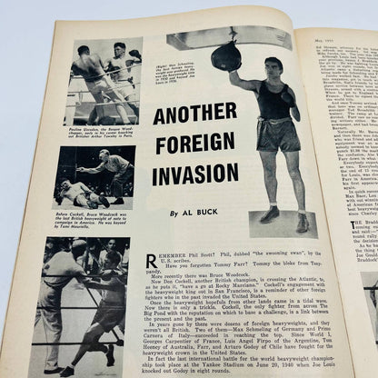 1955 May - The Ring Boxing Magazine – Frankie Ryff Cover Rocky Marciano TA5