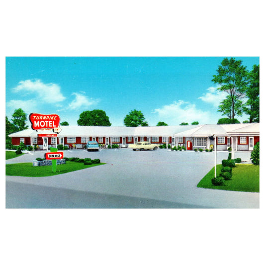 Vintage Postcard - Turnpike Motel Princeton West Virginia AD9