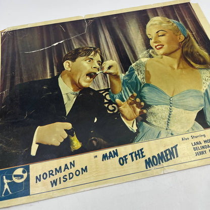 Man of the Moment - Lana Morris Norman Wisdom Great Britain Lobby Card FL4