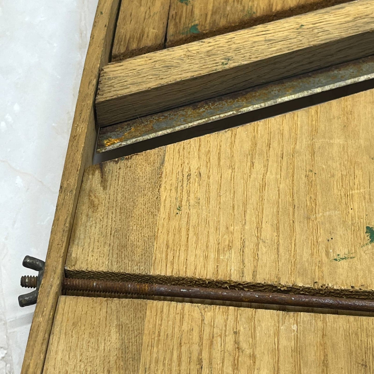 Antique Primitive Wooden Cabbage Slaw Kraut Cutter Slicer Shredder 5.5x17” TC5
