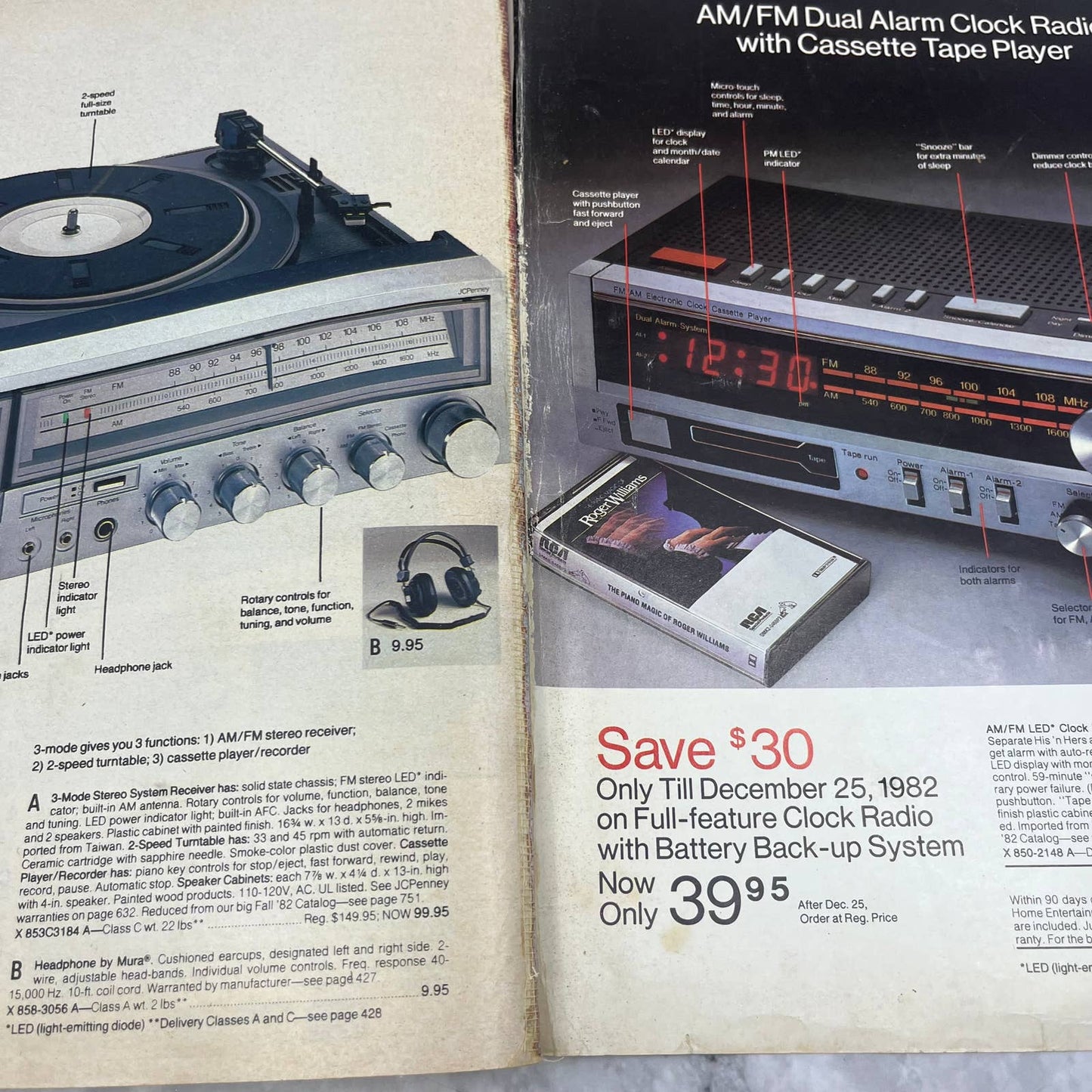 1982 JC Penny Christmas Wish Book Catalog - Great Vintage Toys & Gifts S3