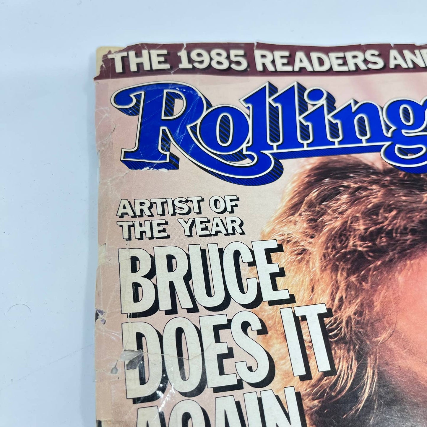 Rolling Stone Magazine Bruce Springsteen U2 Dire Straits 468 February 1986 TF6