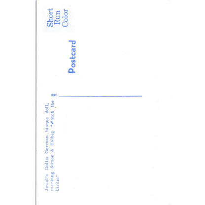 Jewel's Dolls German Bisque Simon & Halbig Original Postcard PB8