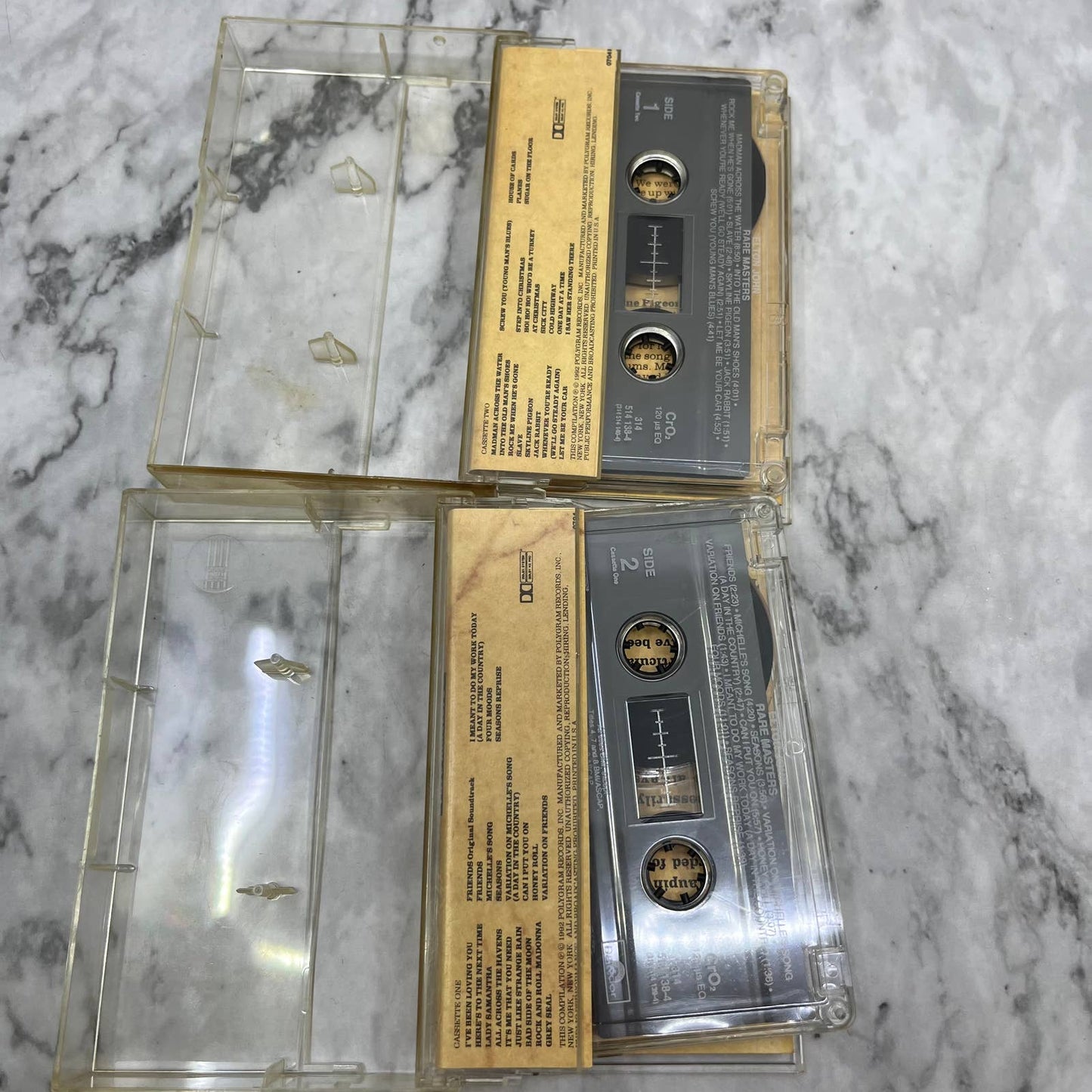 Elton John Rare Masters 2 Tape Set - Cassette Tapes TJ5-72