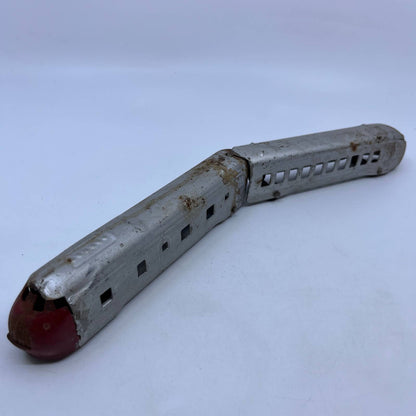 American Flyer Zephyr Metal Toy Train Set of 2 Cars 7” TH6