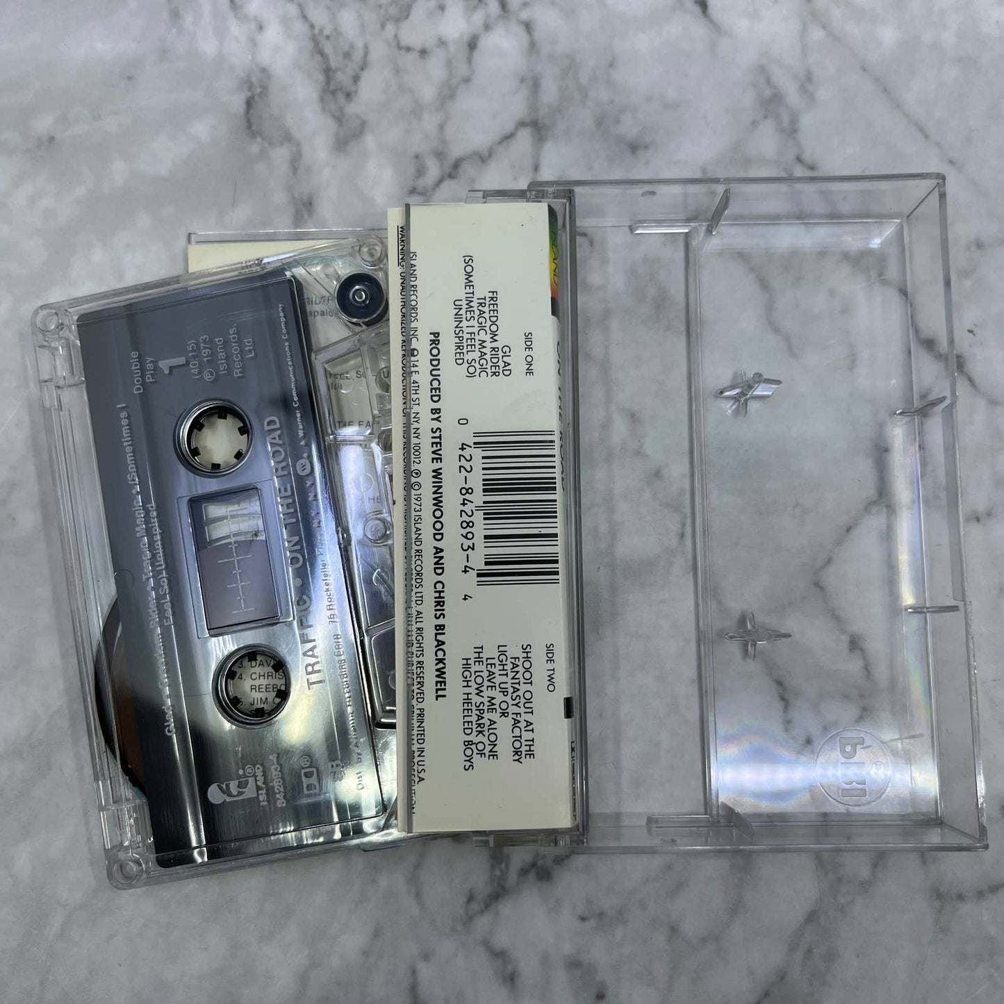 Vintage TRAFFIC- ON THE ROAD Cassette Tape TJ2-6