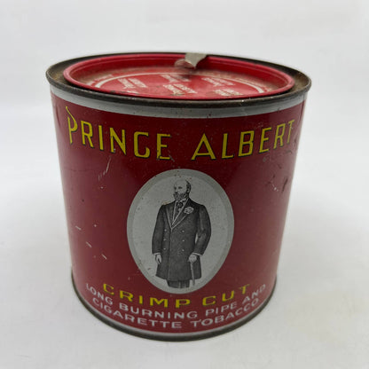 Vintage Prince Albert Pipe And Cigarette Tobacco Tin  Empty 14oz w/ Opener TI2