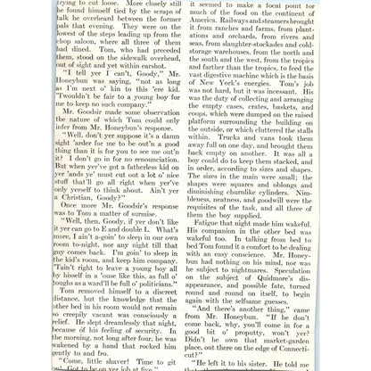 c1920 Harper's Print That's A Terr'ble Big Wad For A Boy Like You To Wear TD8-H1