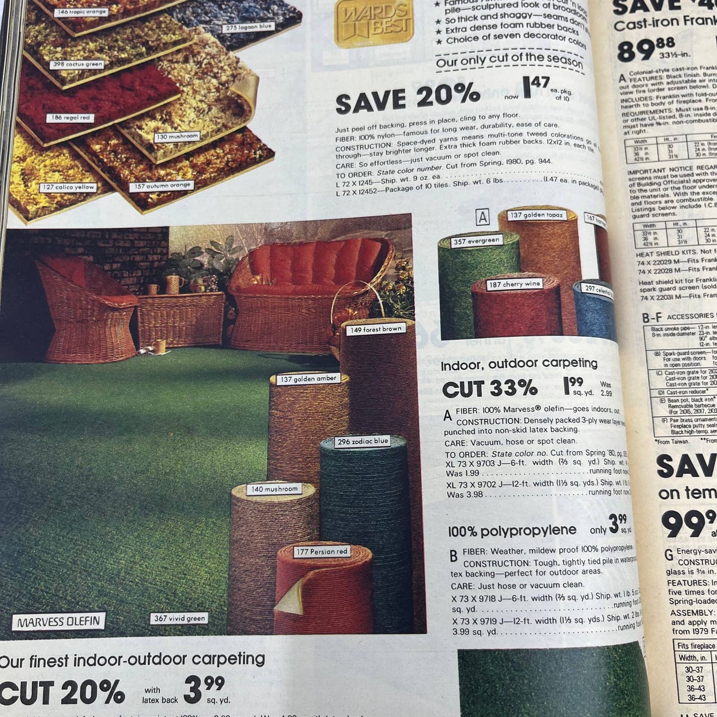 Montgomery Ward 1980 999 Price Cuts Home Furnishings Catalog Sale Original S2