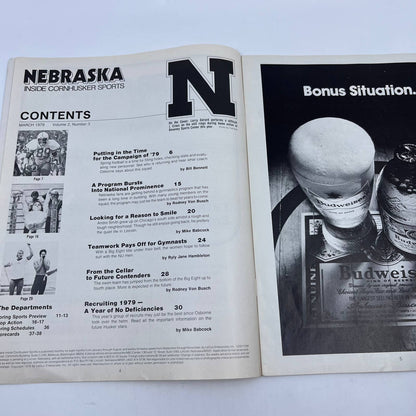 1979 March - Nebraska Inside Cornhusker Sports Magazine - Larry Gerard TH7