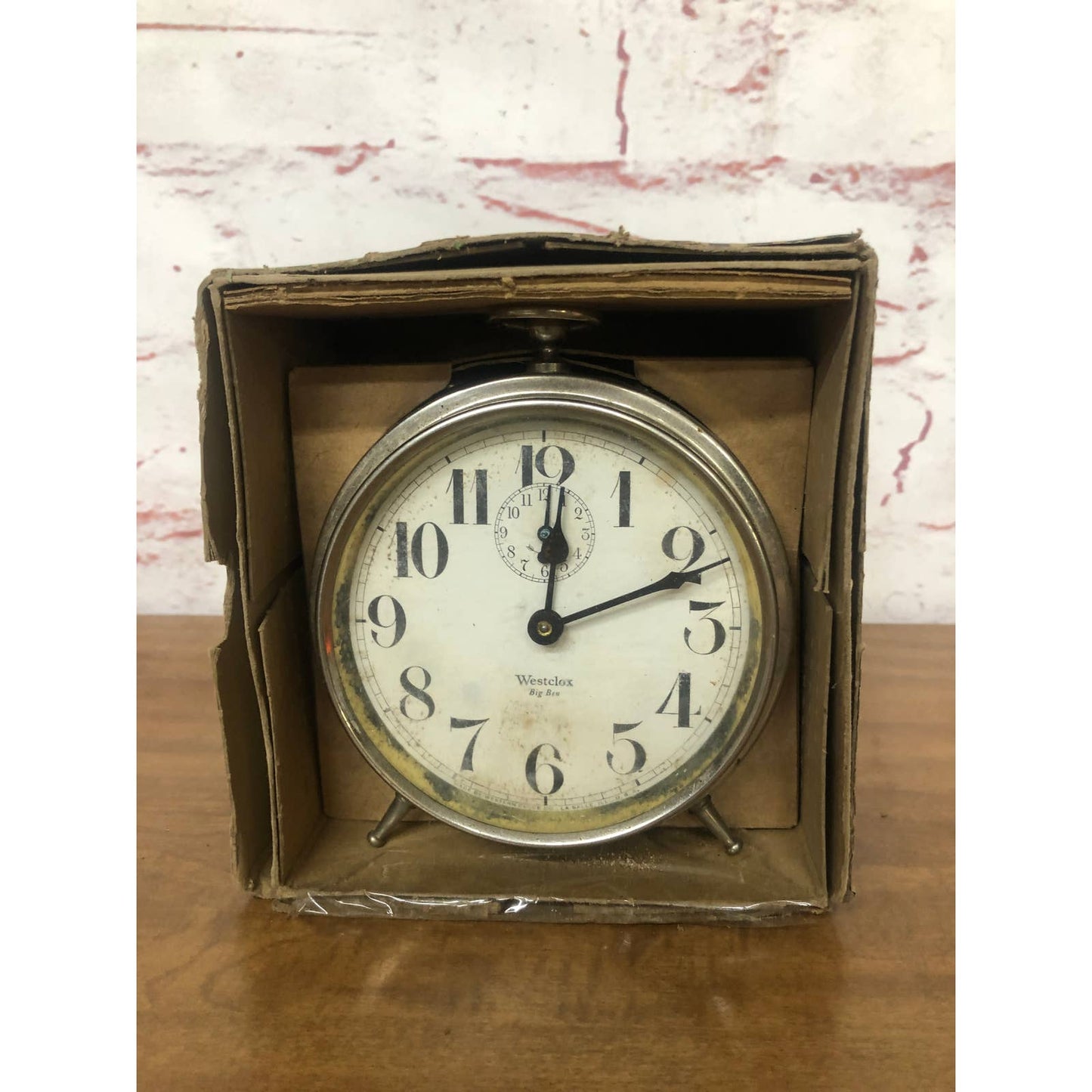 Vintage 211 Luminous Westclox USA Big Ben Alarm Clock La Salle IL Untested TH4
