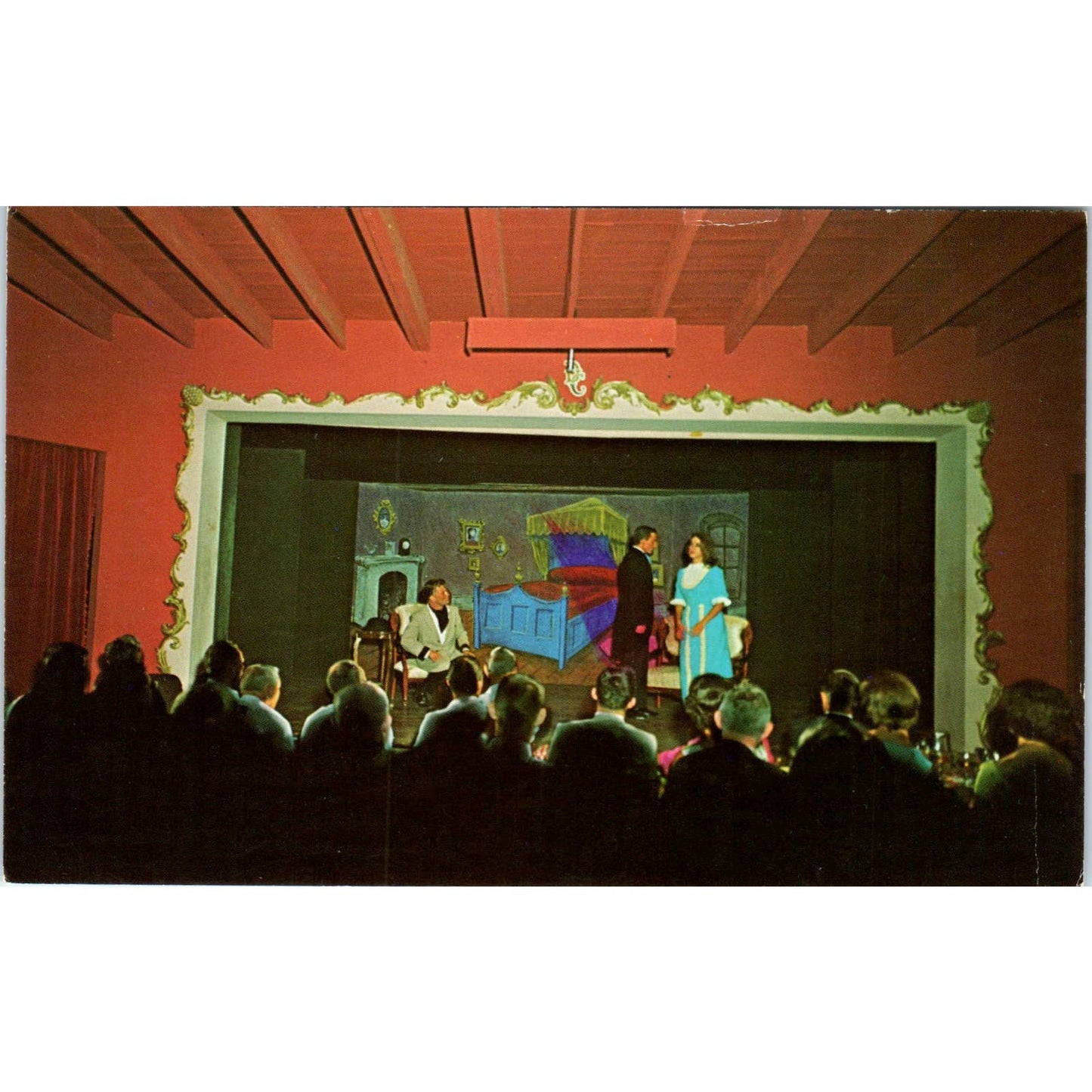 Diamond Circle Theatre Strater Hotel Durango Colorado Original Postcard TK1-29