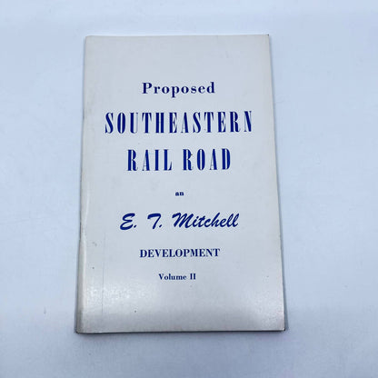1950s Proposed Southeastern Rail Road an E.J. Mitchell Development Vol. II TF8
