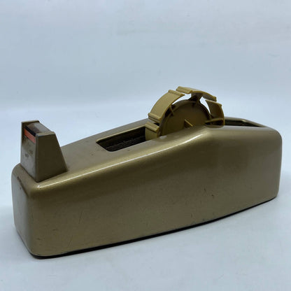 Vintage 3M Heavy Duty Tape Dispenser C-23 Industrial MCM Gold 1" or 3/4" TI1