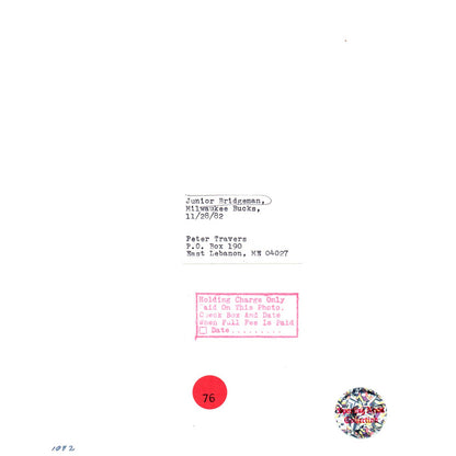 1982 Press Photo Basketball NBA Milwaukee Bucks Junior Bridgeman 8x10" AD3