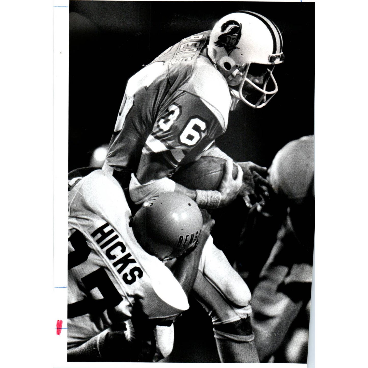 1980 Original Press Photo Football NFL Tampa Bay Bucs Rick Berns 6x9" TK2-FP