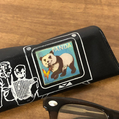 1950s AO Kids Horn Rimmed Glasses 5.25 w/ Lenticular Bear Case TH3
