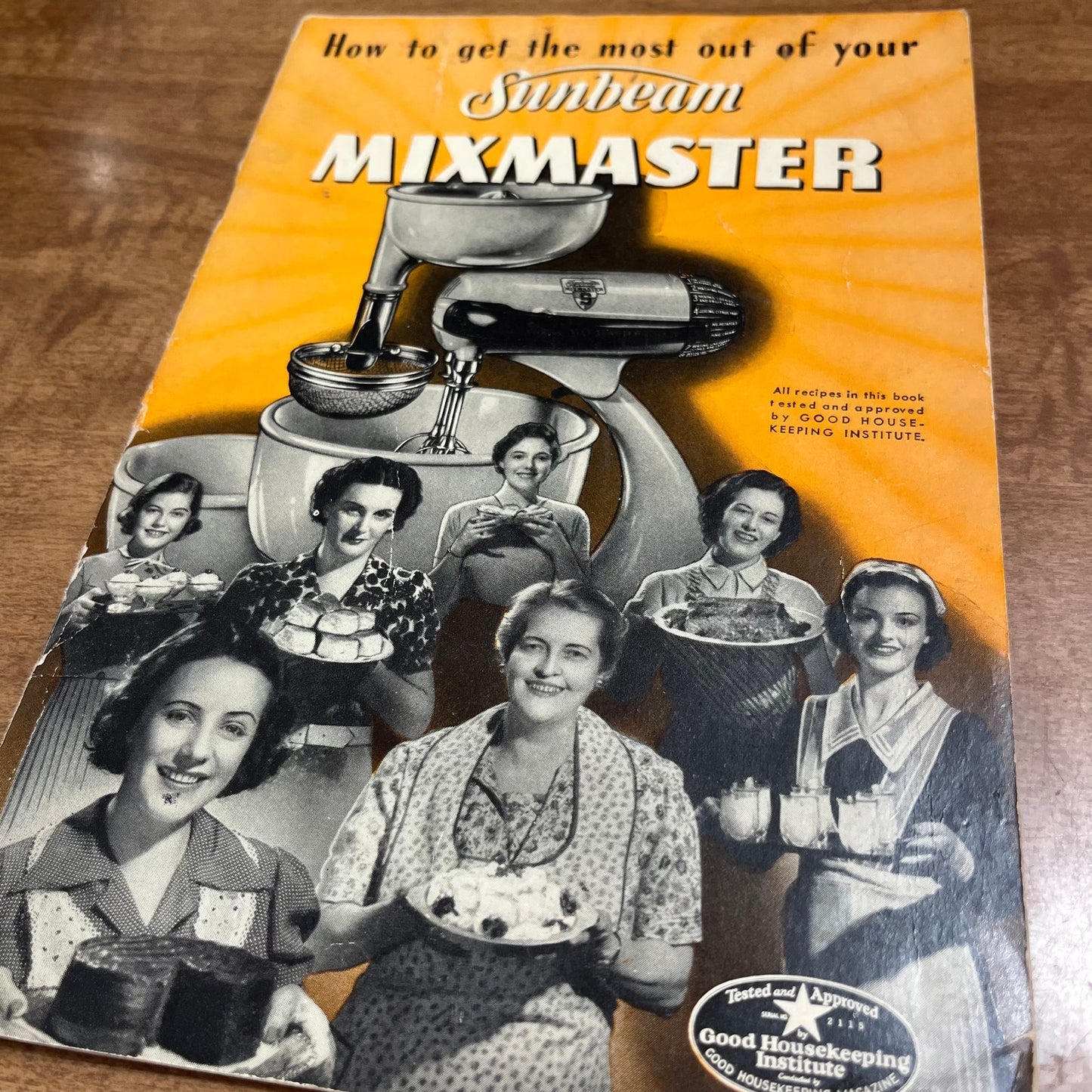 Vintage 1930s How to Get The Most Out of Your Sunbeam Mixmaster Manual Book L2-2