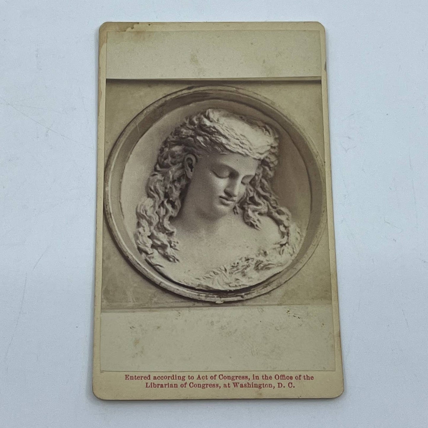 1876 Trade Card Dreaming Iolanthe King Rene’s Daughter a Study in Butter SC5