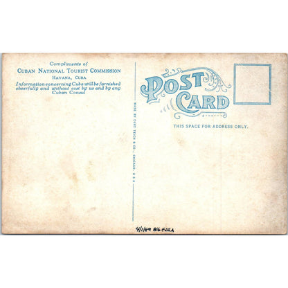 Private Residence in Coronela Havana Cuba Original Postcard TK1-P12