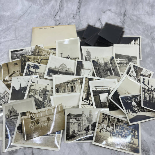 1930s Collection of Photos & Negatives of Gaspe Quebec Canada TJ9-PG1