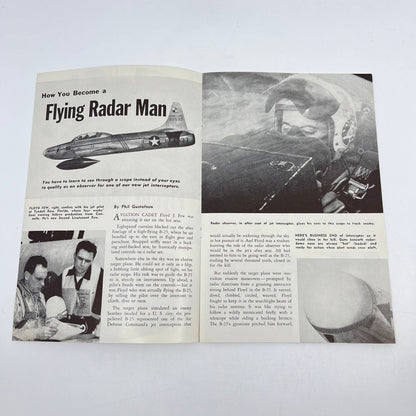 1952 How You Become a Flying Radar Man Aviation Booklet D8