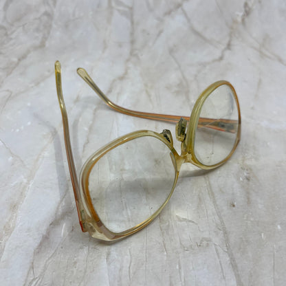 Retro Ladies' Oversize Transparent Plastic Eyeglasses Frames TJ9G1-8